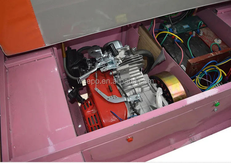 Прямая поставка с фабрики! WSE-2KW бензиновая генераторная система зарядки аккумулятора постоянного тока(48 В/60 В опционально) для электровелосипеда/E-Kart/E-Car/G-Kart