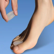 2 шт силиконовый гель разделитель пальцев ног выпрямитель для ног рельеф вальгусная деформация первого пальца стопы боль и трение давление ноги уход