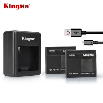 

KingMa xiaomi yi battery 2pcs 1010mAh and xiao yi battery Double Dual Charger for Xiaomi Yi camera Action Camera Accessories