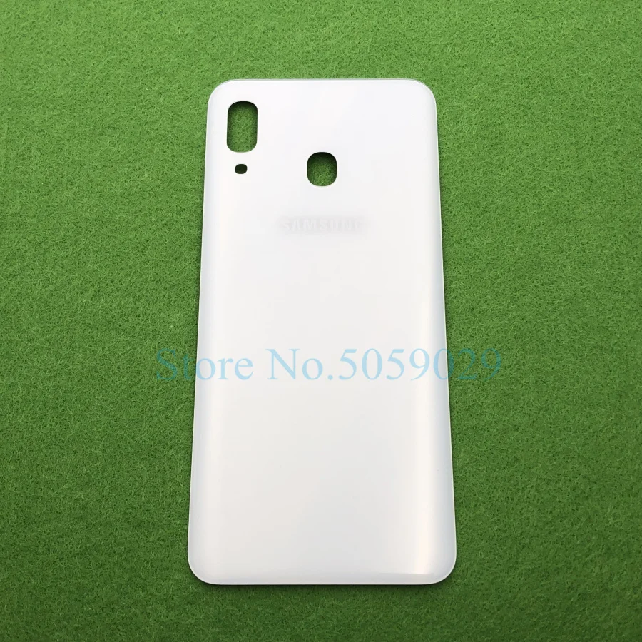 Оригинал для SAMSUNG Galaxy A30 A305 A305F SM Задняя стеклянная крышка батарейного отсека