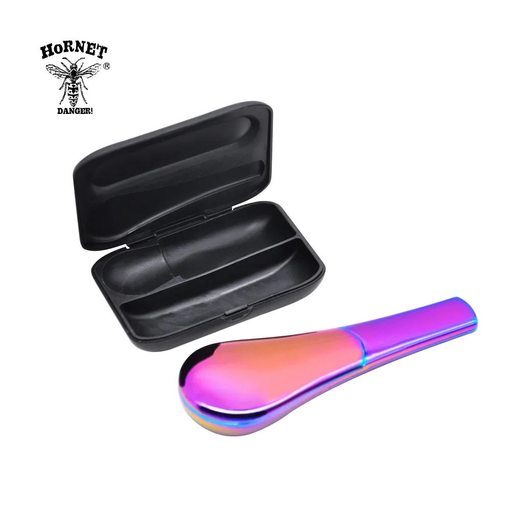 

New Arrival 100% Metal Detachable Smoking Pipe with Large Volume Tobacco Pot,Shipping with Tobacco Case - Nice Gift Weed Pipe