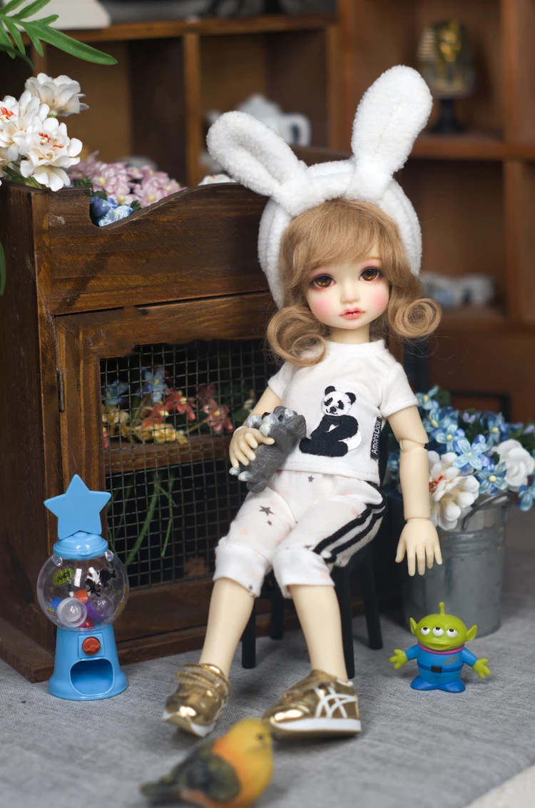 1/6 SD BJD кукла аксессуары кролик головной убор для 1/6 BJD куклы Подарки для детей