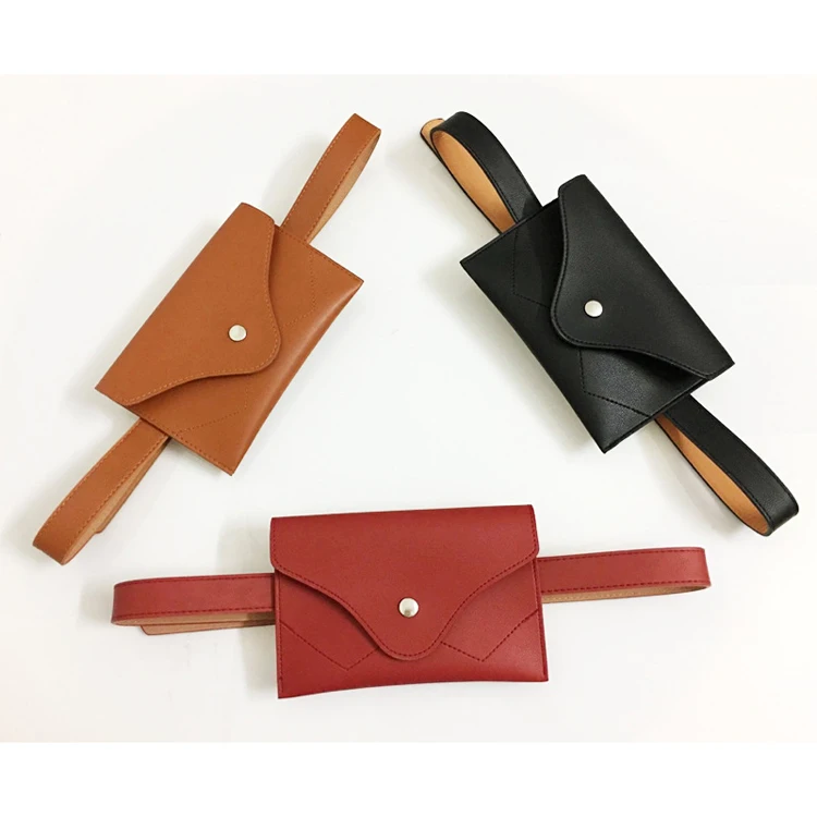 women bag fashion leather phone waist bags small belt handbag (14)