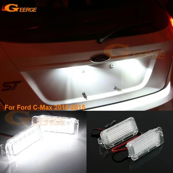 

For Ford C-Max 2010-2015 Excellent Ultra bright 3528 Led License plate lamp light No OBC error