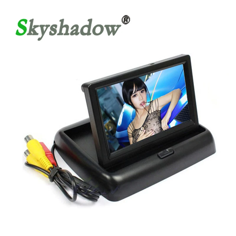 

Skyshadow 4.3" 4.3 inch TFT LCD display monitor car DVD players LCD monitor Color Car Rearview Monitor for Car Reverse camera