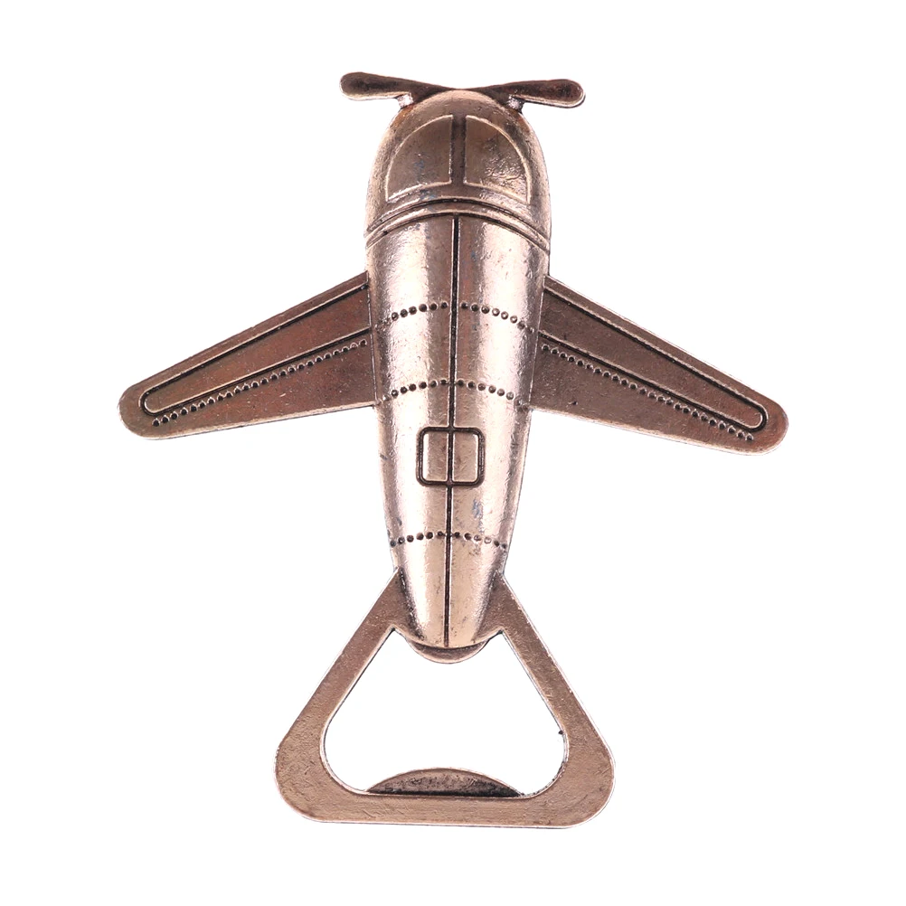 Aluminum Alloy Airplane Bottle Opener Antique Plane Shape Beer Bottle