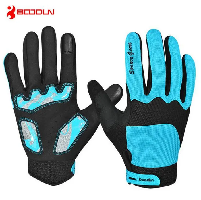 BOODUN Winter Full Finger Cycling font b Gloves b font Waterproof Windproof font b Gloves b