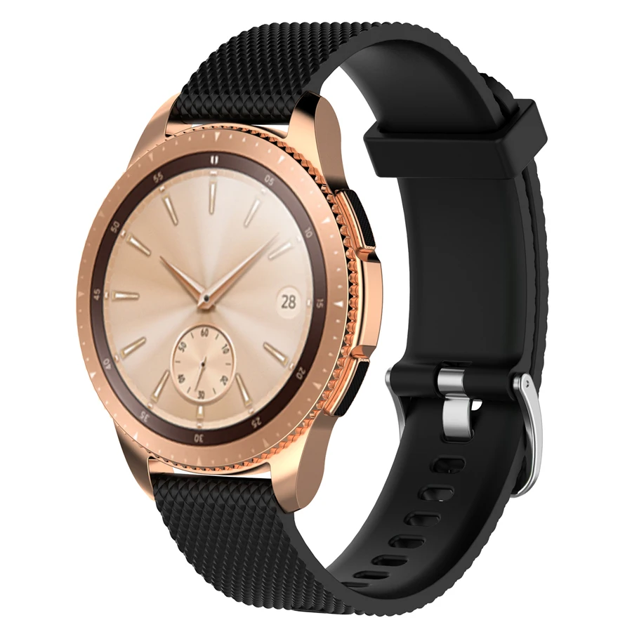 

22MM 20MM Soft Silicone Watch Band Strap for Samsung Galaxy 46mm/42mm Smart Watch Wristband for Samsung Gear S3