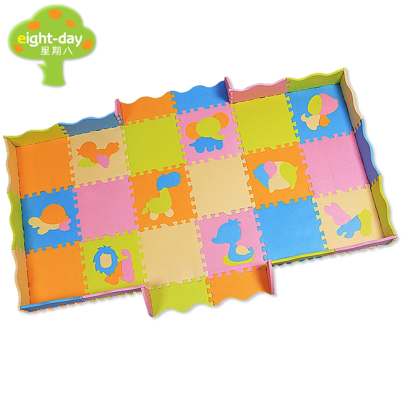 Animal Style Puzzle PE Foam Mat Children Crawling Play Mat Kids