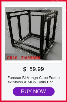 Funssor BLV mgn куб рамка экструзии и MGN рельсы для DIY Anet E12 300x300 Подогрев кровати 3d принтер Z высота 665 мм