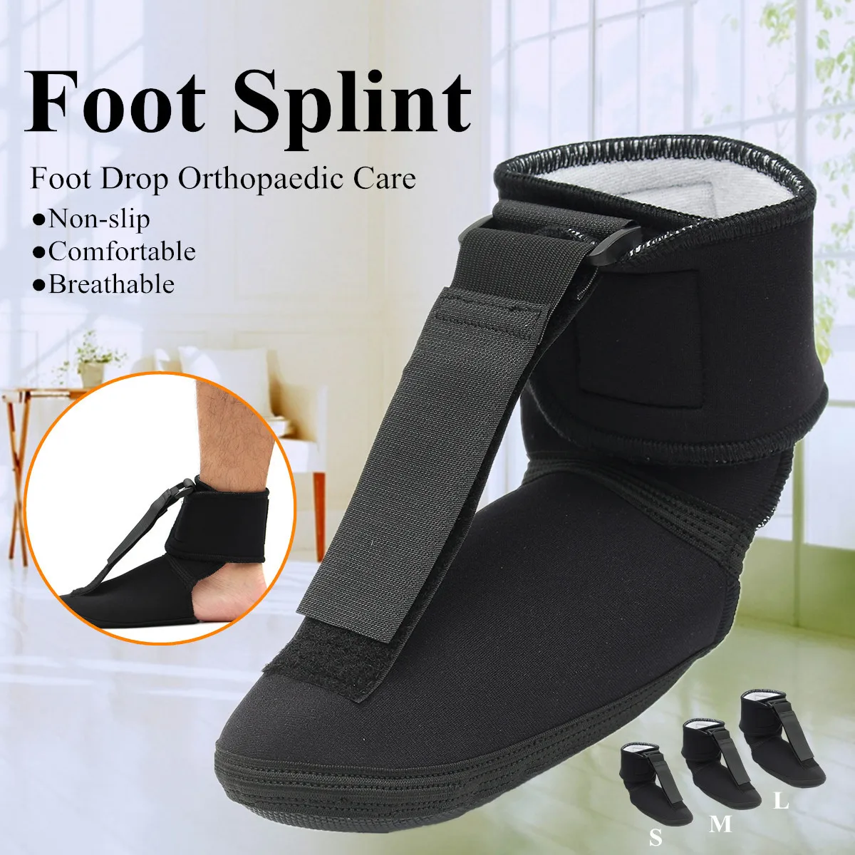

Adjustable Foot Toe Brace Support Wraps Orthosis Brace Talipes Valgus Splint Ankle Plantar Fasciitis Heel Pain Treatment