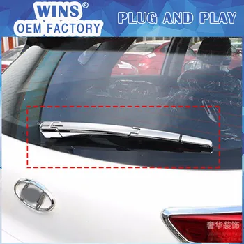 

Fit For Hyundai Tucson 2015-2016 ABS Chrome Rear window Wiper Cover Rear Windshield Windscreen Wiper Car-Styling car Accessories