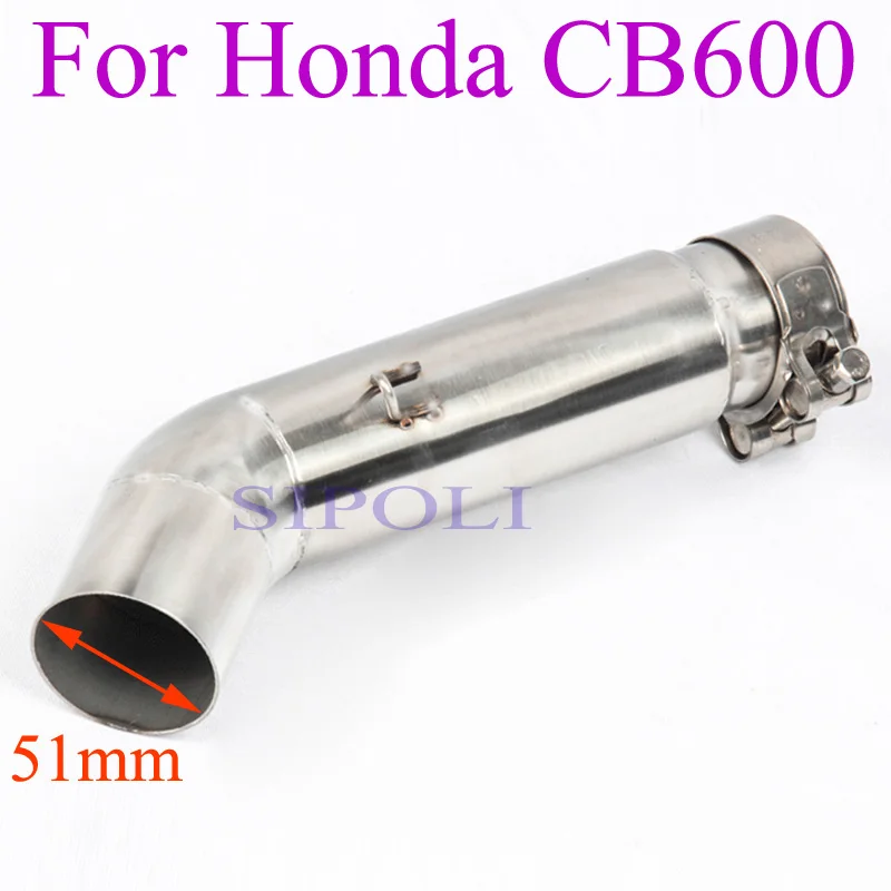 

Hornet 600 CB600 CB600F Motorcycle Exhaust Middle Link Pipe Modified Connect Tube Slip On For Honda Variation Hornet 600 CB600F