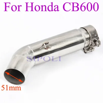

Hornet 600 CB600 CB600F Motorcycle Exhaust Middle Link Pipe Modified Connect Tube Slip On For Honda Variation Hornet 600 CB600F