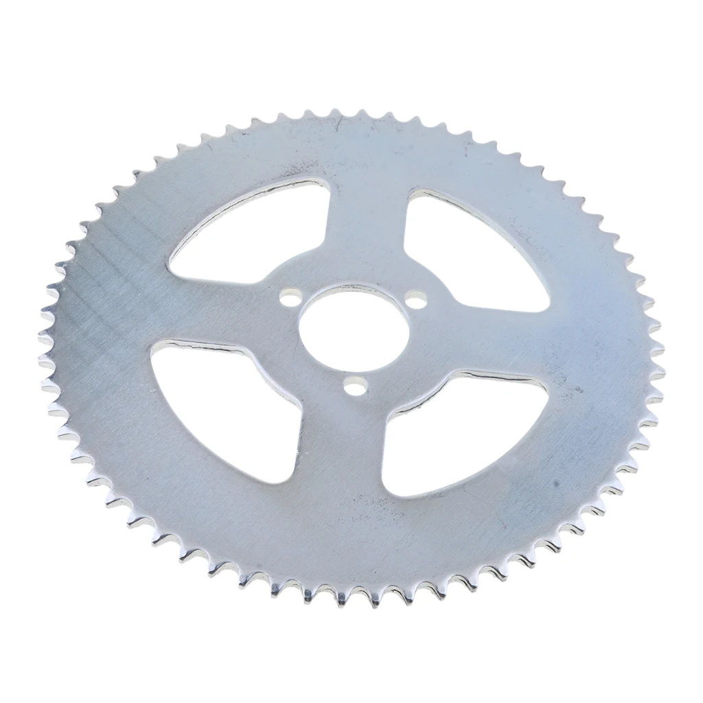 

Silver T8F 64 Teeth Rear Chain Sprocket Fit for 43cc 49cc Pit Dirt Bikes Metal