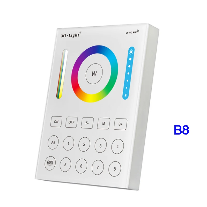 MiBOXER 5 Вт 6 Вт 9 Вт 12 Вт E14 E27 RGB+ CCT умный светодиодный светильник Blub лампа 2,4 г пульт дистанционного управления FUT013/FUT014/FUT012/FUT105/FUT092/FUT089/T4/B8 - Испускаемый цвет: B8