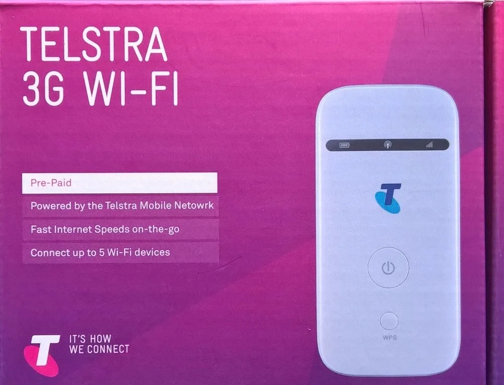 TELSTRA 3g Wifi модем MF65 беспроводной портативный подключает 5 устройств белый