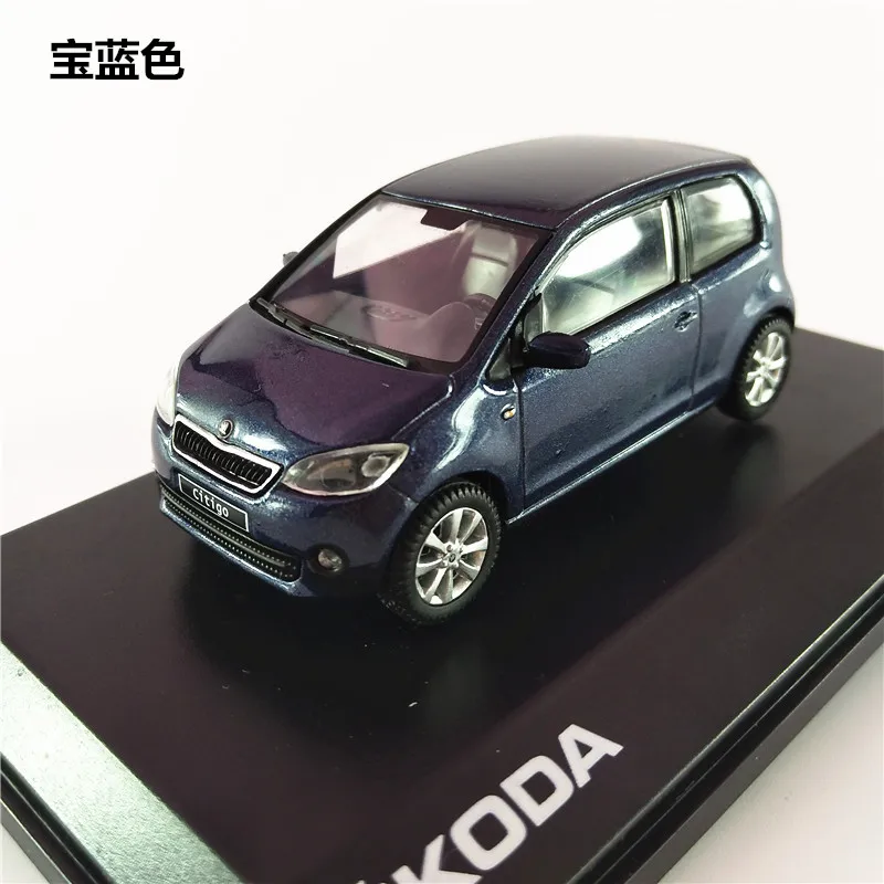 5 шт./партия оптовая продажа Abrex 1/43 масштабная модель автомобиля игрушки Skoda Citigo литая металлическая модель автомобиля игрушка