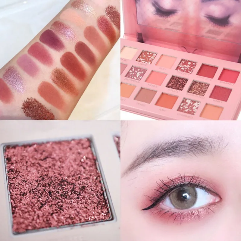 

18 Color Desert Up Eyeshadow Waterproof Shimmer Make Shadow Eye Dyeing Non-Dizzy Palette Long-Lasting Matte