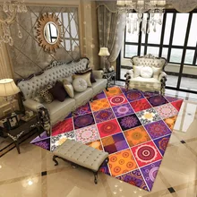 Ретро этнический Печатный ковер Офис Гостиная Спальня домашний коврик чайный столик Коврик для прихожей гостиничный Лифт прикроватное одеяло для дома