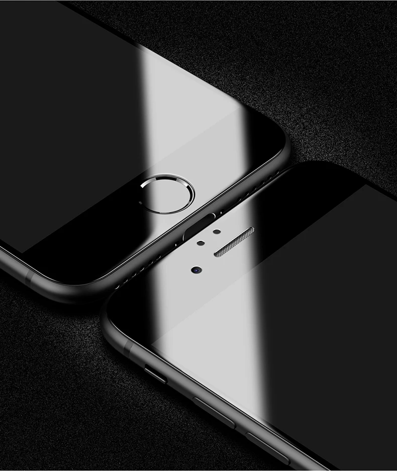 5D закаленное стекло с закругленными краями для iPhone 6 6s Plus 7 8, защитное стекло на весь экран для iPhone 8 7 Plus X