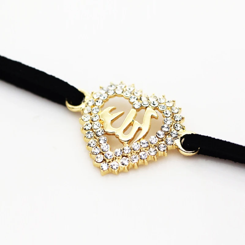 Muslim Allah Bracelet For Women Arabia Islamic Religious Totem Heart