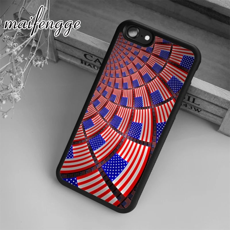 maifengge USA Various S American Flag Case For iPhone 5 6 6s 7 8 plus X XR XS max 11 12 Pro Samsung Galaxy S7edge S8 S9 S10 | Мобильные