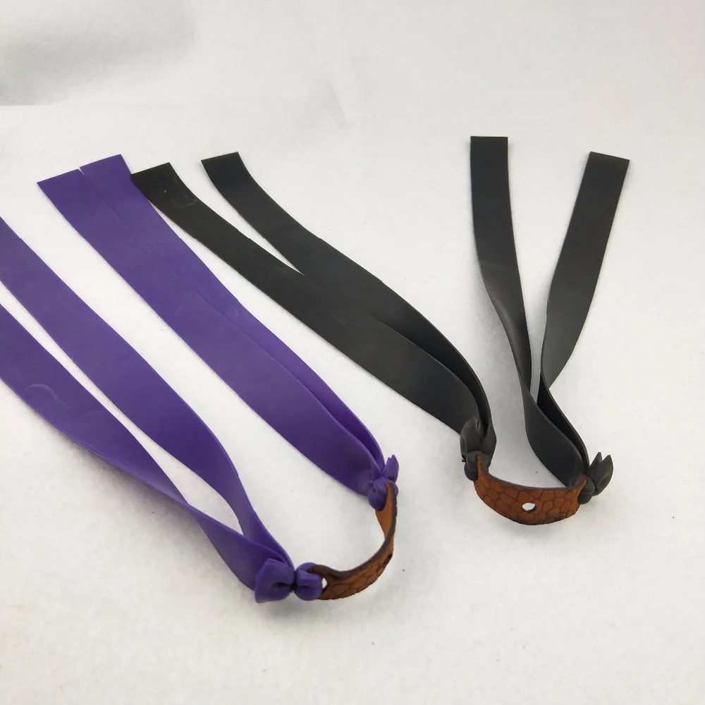 

New Arrival 1Pcs Outdoor Slingshot Powerful Elastic Flat Rubber Band Hunting Sports Catapult Kit Set Practical Strong Flat Rubbe