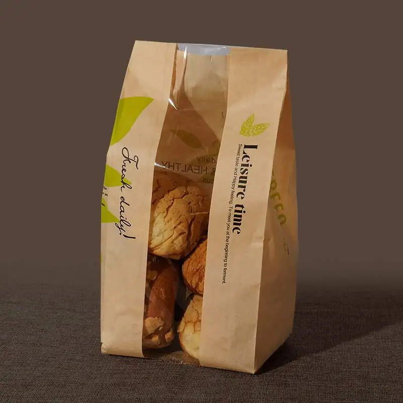 Del Pane Personalizzate Buste Pane Carta 20 Pz Sacchetto Del Kraft - Main Image