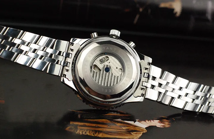 Мужские часы с большим циферблатом от известного бренда, Роскошные автоматические часы с автоматическим заводом, мужские военные часы, механические часы с турбийоном
