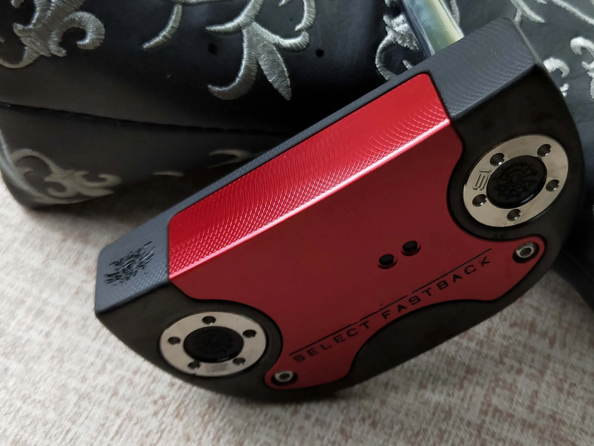 

FASTBACK Black-red sun Golf Putter Clubs 32/33/34/35/36Inch Steel shaft With Head Cover