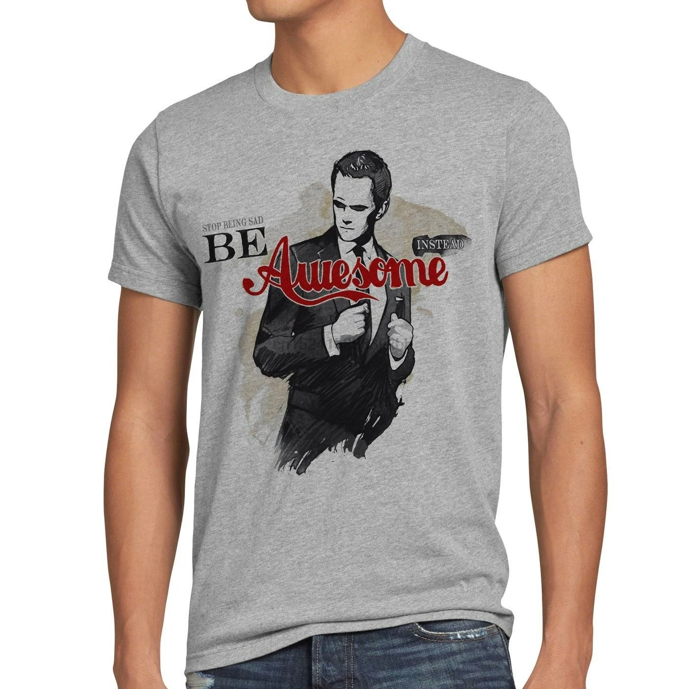 

Be Awesome Instead Herren T-Shirt sitcom how stinson i met barney mother your tvCool Casual pride t shirt men Unisex Fashion