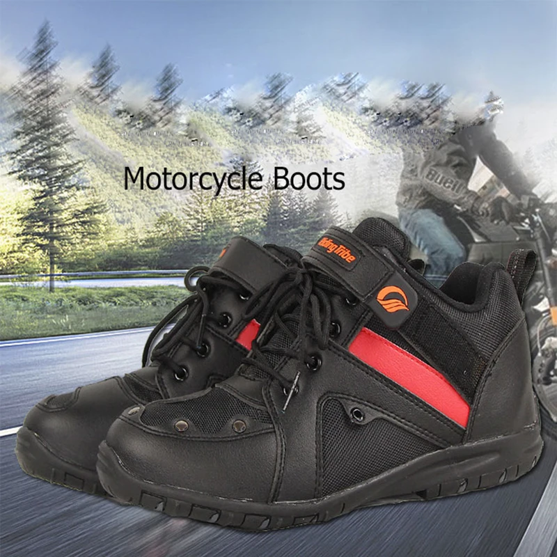 Pro Biker SPEED Motorcycle Racing Boots Motocross Protective Shoes
