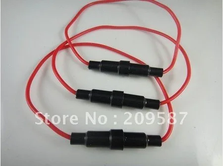 

10pcs 6x30mm AGC Fuse Holder In-line screw type with wire