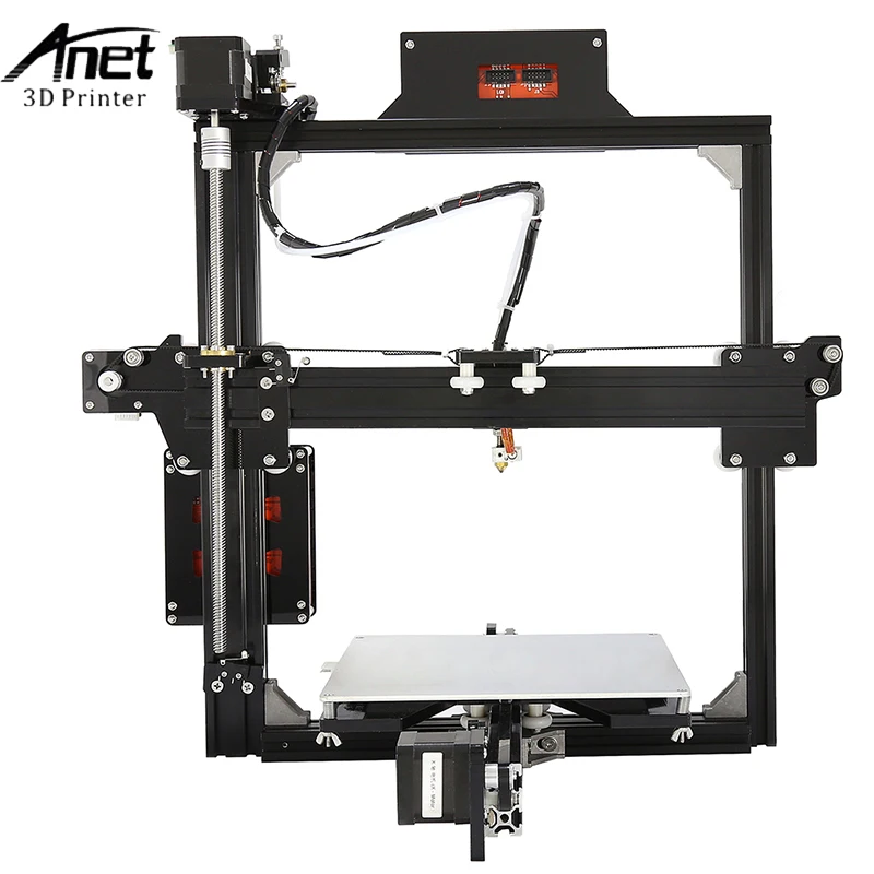 Анет A2 3D принтеры комплект DIY Алюминий Frame 3d трехмерная Металлическая Насадка