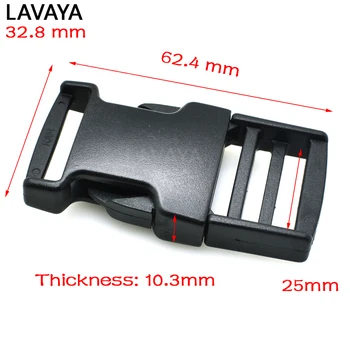 

1pcs/pack Pack 1" Webbing Plastic Two-stroke Side Buckle For Tactical Backpack Straps Camping Bags