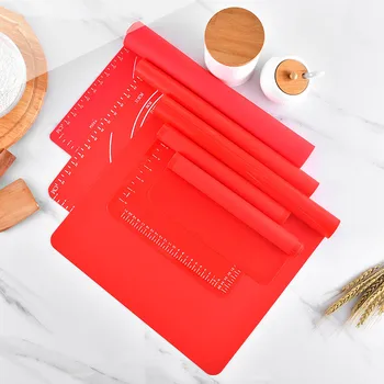 

High Temperature Resistant Silicone Mat 30x40cm With Scale Baking Mat Kitchen Gadgets Cooking Tools Utensils Bakeware