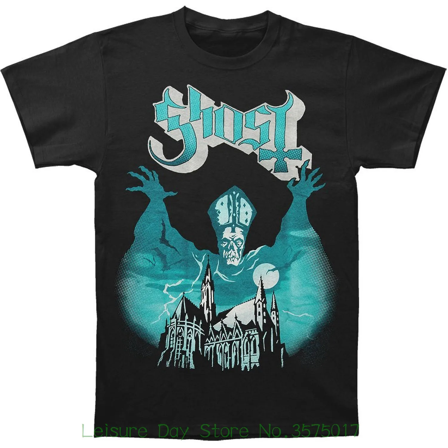 

Top Tee For Sale Natural Cotton Tee Shirts Ghost Bc Men's Opus Eponymous Album Cover T-shirt S