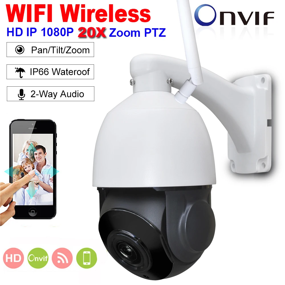 Безопасности 4 &quotМини FULL HD 1080P Беспроводной WI FI высокое Скорость IP PTZ Камера 2