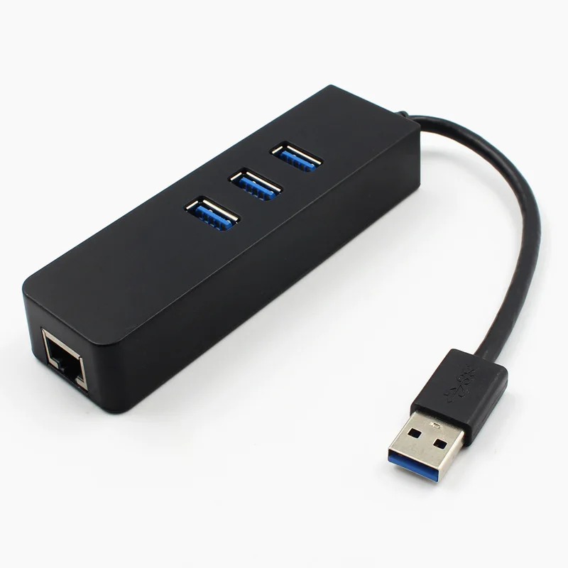 ZTM-968 5 Гбит/с супер скорость 4 порта USB 3,0 концентратор 100 Мбит/с 100 Мбит/с RJ45 USB3.0 концентратор внешний для рабочего стола/ноутбука/ультрабука