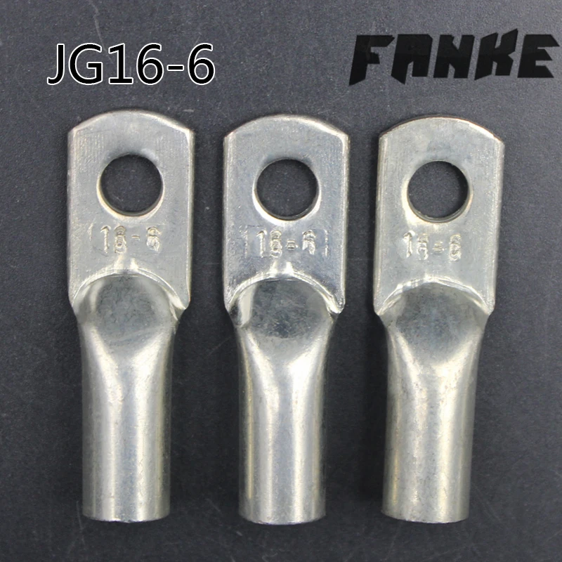 

1piece JG16-6 tinned copper cable lugs crimp type Electric power fittings equipment contact terminals