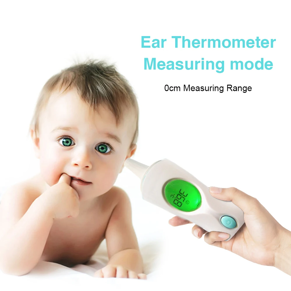 Ear and Forehead Dual Mode Infrared Body Thermometer with Instant