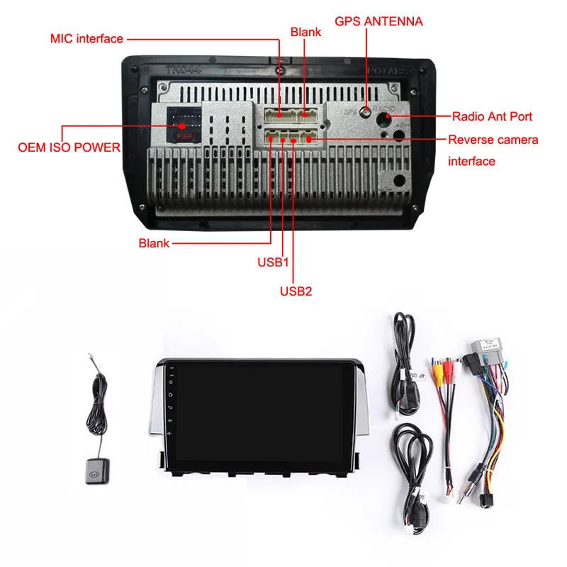 Best 9" 2.5D IPS Android 8.1 Car DVD Multimedia Player GPS For Honda Civic 2015 2016 2017 2018 audio car radio stereo navigation wifi 20