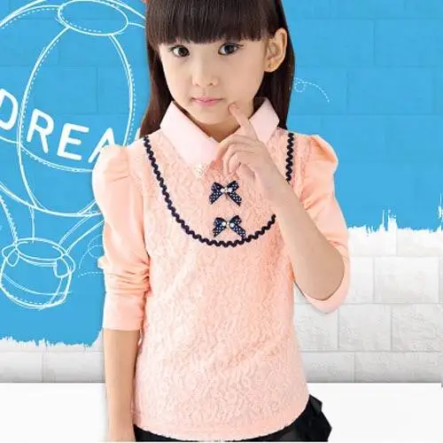 Джемпер для девочек Осенняя корейская детская футболка с длинными рукавами хлопковая рубашка для больших мальчиков Топ из тонкой ткани для девочек - Цвет: Черный