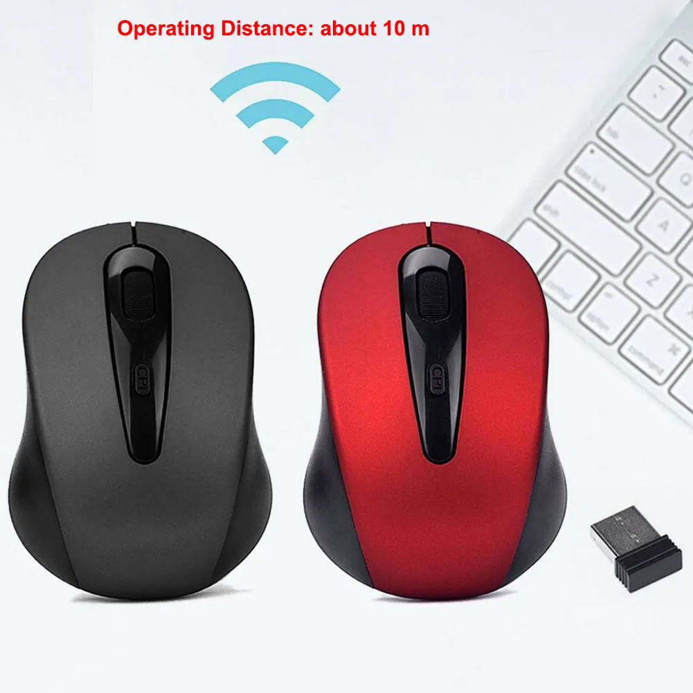 

2.4G Cordless Mouse Computer Optical Mice Scroll USB Wireless PC 4D Laptop