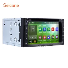 seicane 2 Din 6.2″ Android 7.1 Universal Car Radio DVD Player GPS Navigation Bluetooth Support 3G WIFI DAB+ Rearview camera DVR
