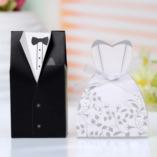 Bride Dress Groom Tuxedo Party Favor Bo Template For Wedding Bride Dress Groom Tuxedo Party Favor Bo Template For Wedding Favors 100pcs