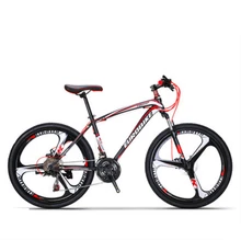 New Brand Mountain Bike Carbon Steel Frame 21 27 Speed Dual Disk Brake Bicycle Outdoor Sports