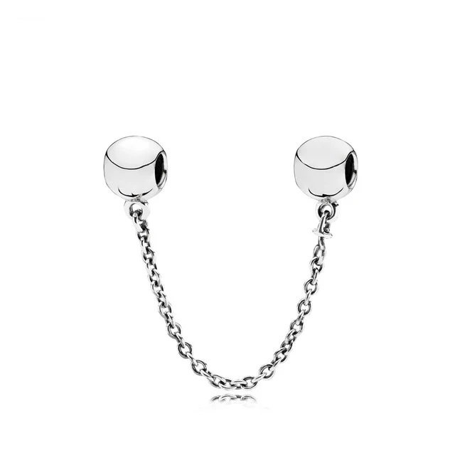 

SIENTO 100% Sterling silver 1:1 Glamour 791877 LOGO SAFETY CHAIN Original Women wedding Fashion Jewelry 2018