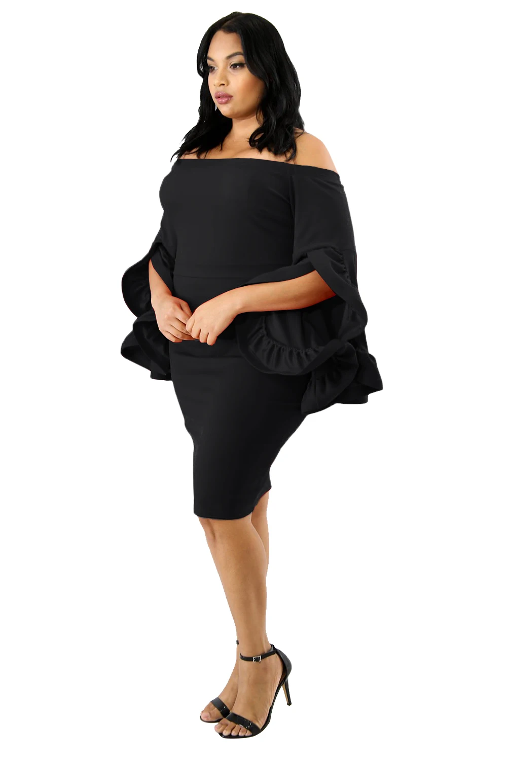 Black-Plus-Size-Cha-Cha-Body-Con-Dress-LC220498-2-4
